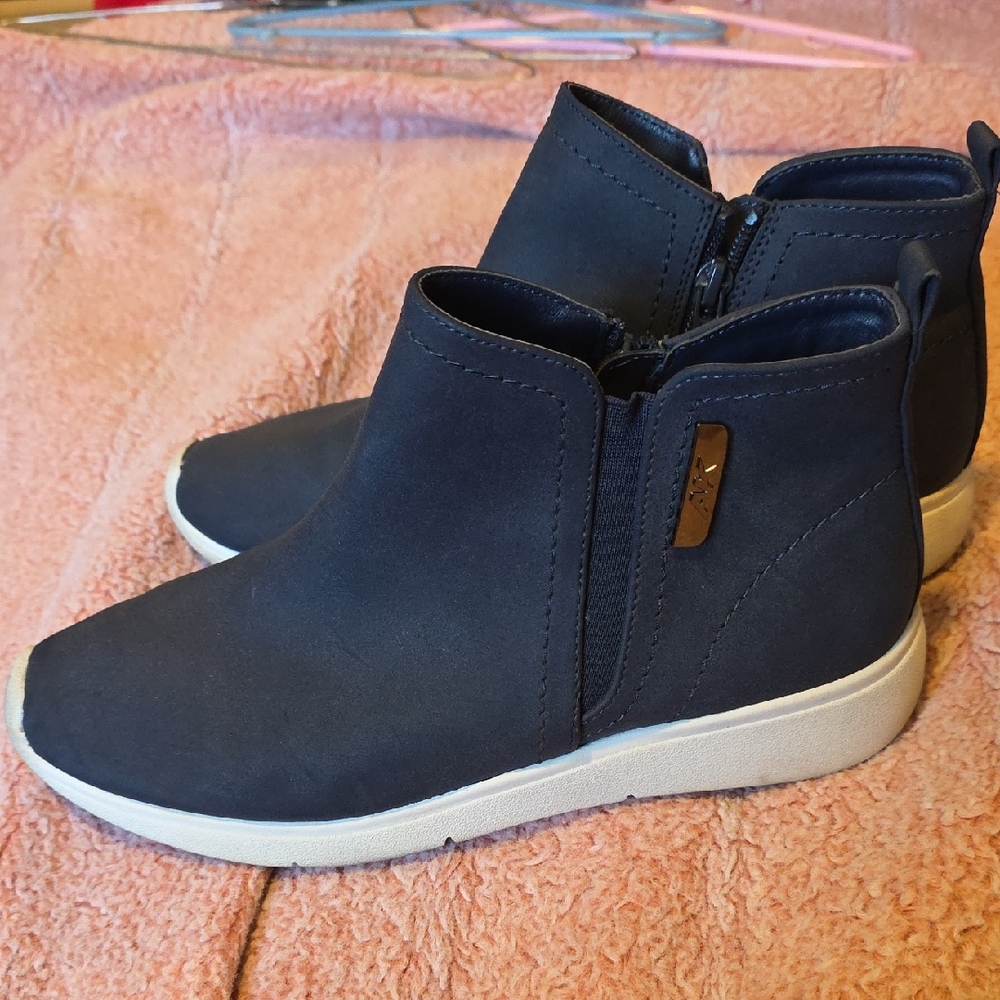 Anne Klein Sport Navy Ankle Boots